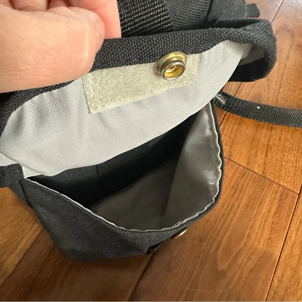 Vintage Coast Black Canvas Camera Bag – Padded Camera & Camcorder Carry Case